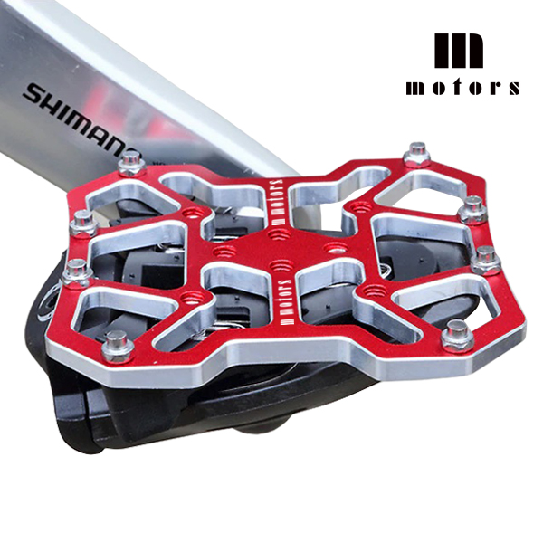 엠모터스 자전거 평페달 어댑터 클릿페달 플레이트 로드 MTB 산악 사이클