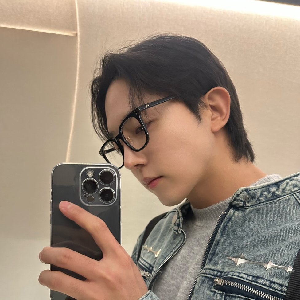 남자뿔테 가벼운안경테 대두안경 사각뿔테 - 상품 이미지