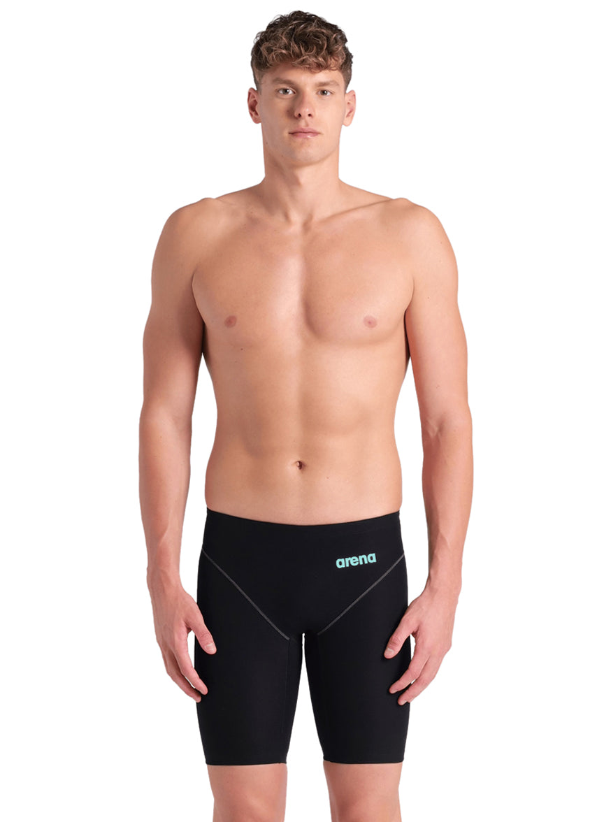 아레나 남성 파워스킨 임펄소 테크수트 재머 5부 수영복 Black Teal, 28 - 상품 이미지