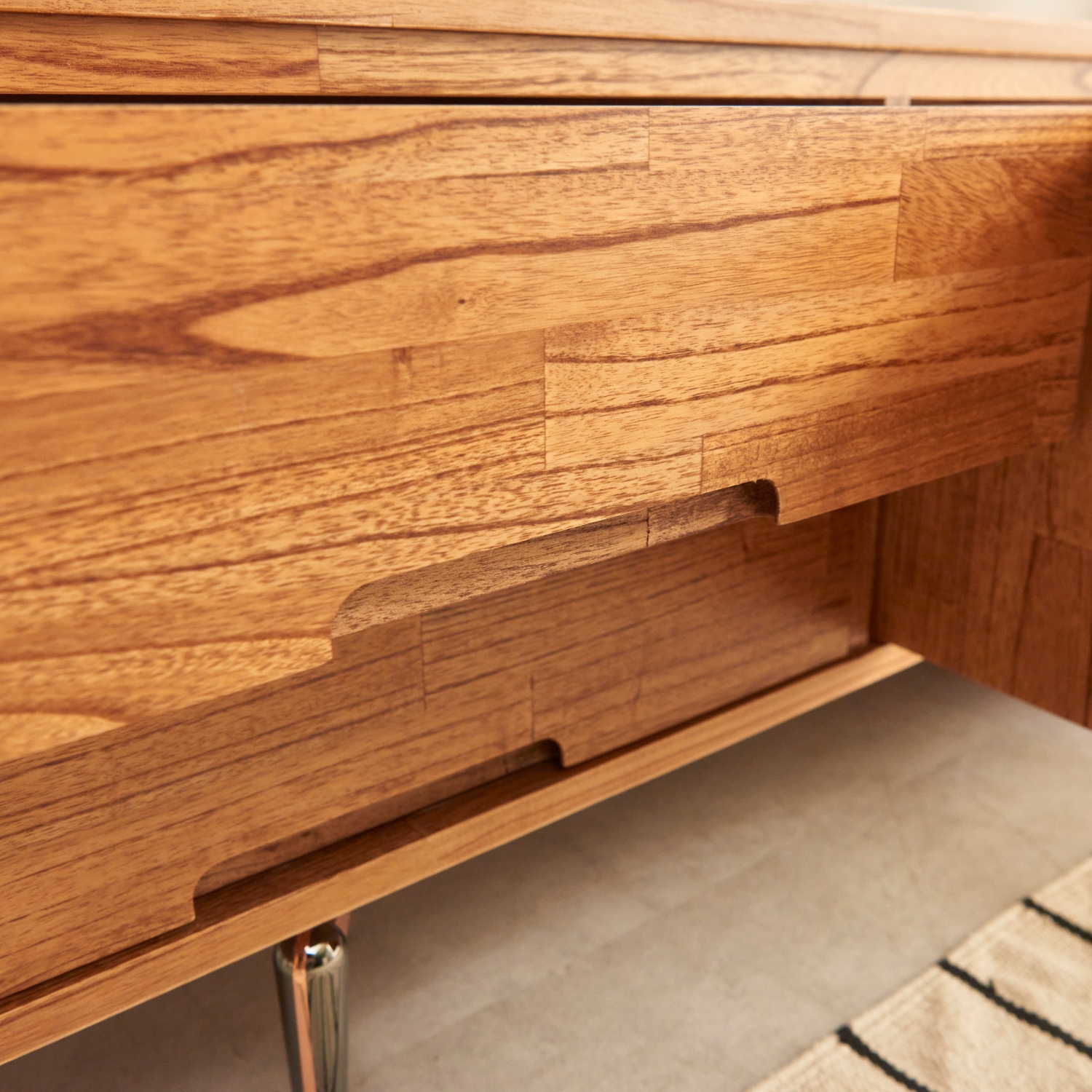 도무스 참죽 북유럽 원목거실장 양문형 티비다이 TV거실장 1800