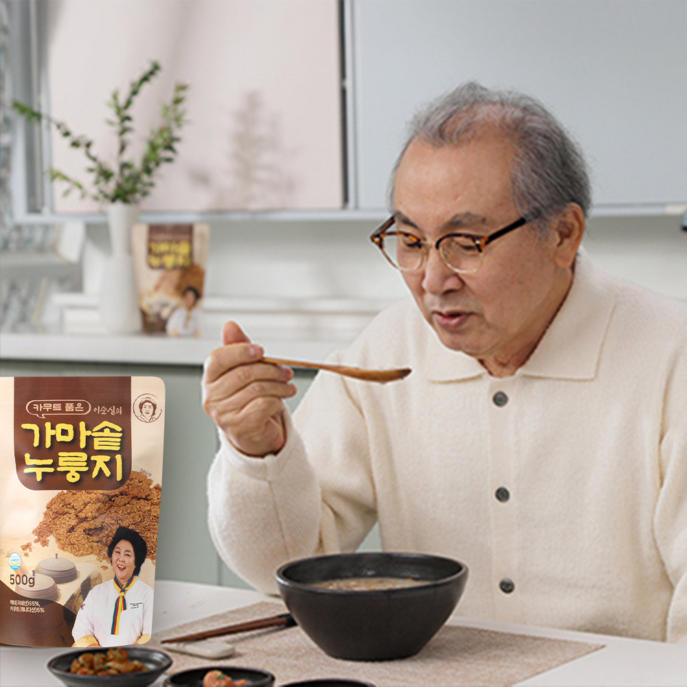 이순실 카무트 가마솥 누룽지 3봉 50회분 국내산 백미 숭늉 간식 칩 고소한 누릉지 - 상세 이미지 5