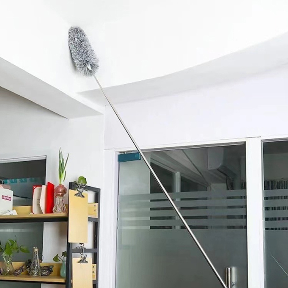 천장 먼지털이개 휘어지는 길이조절 먼지털기 빨아쓰는 총채