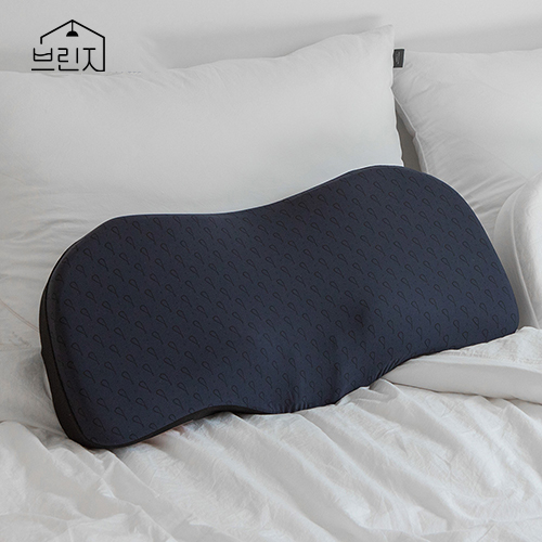 브린지 경추베개 스르르 편안한 숙면 경추 목 계절베개 높이조절