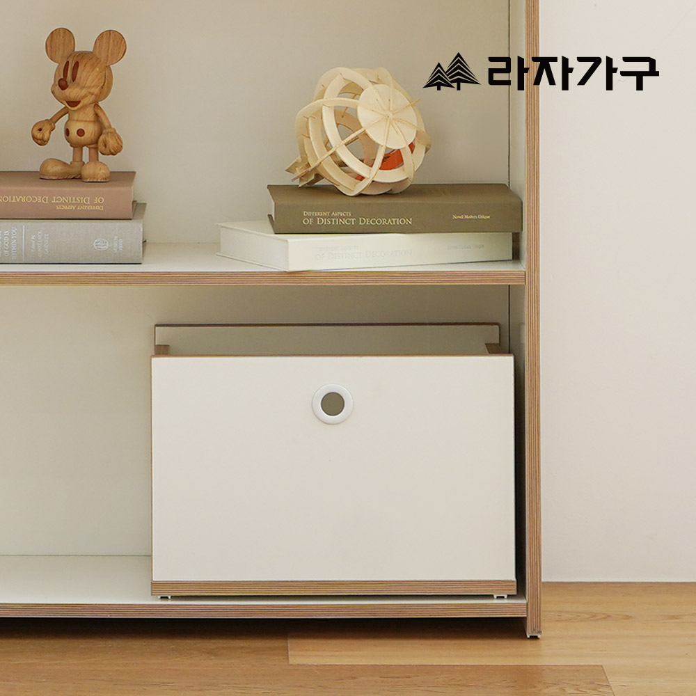 라자가구 시스 자작디자인 이동 다용도 수납 박스 소품 교구함 - 상품 이미지