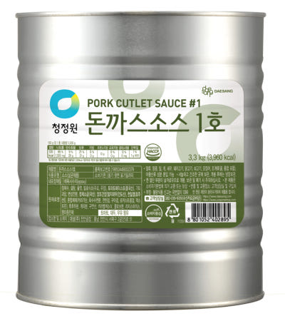 대상 청정원 돈까스소스1호 3.3kg 1box (6입)