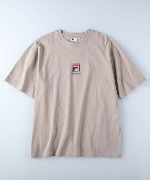 휠라 FILA x 라이트온 락 네이지 반팔 티셔츠 레드 베이지 블루 3컬러 - 상세 이미지 2