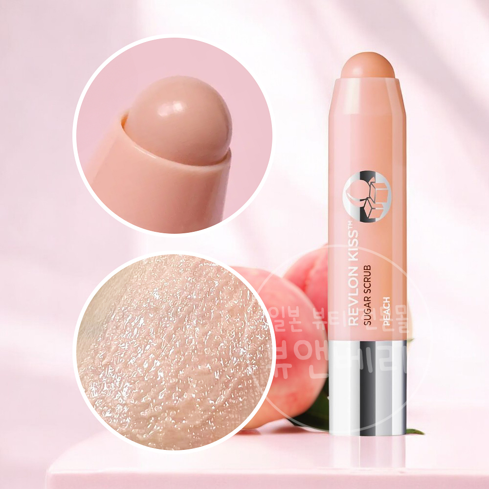 레브론 키스 슈가 스크럽 립밤 입술 건조 보습 각질케어 피치, 2.6g - 상품 이미지