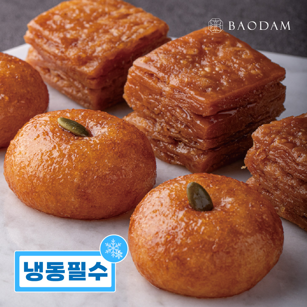 바오담 개성주악 수제 페스츄리 개성약과 혼합세트 - 상품 이미지