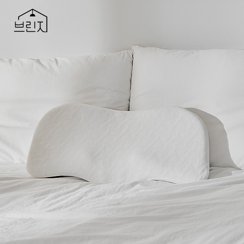 브린지 경추베개 스르르 편안한 숙면 경추 목 계절베개 높이조절