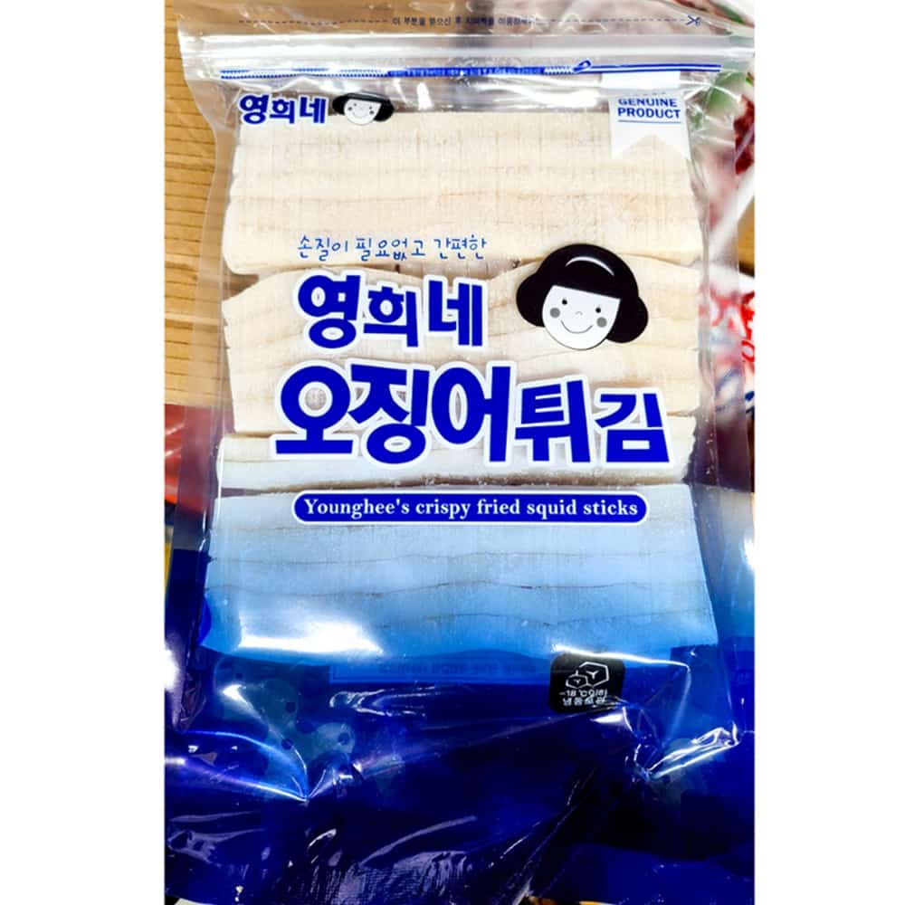 튀김용 손질오징어 몸채 냉동 튀김오징어 700g : T.G Eden
