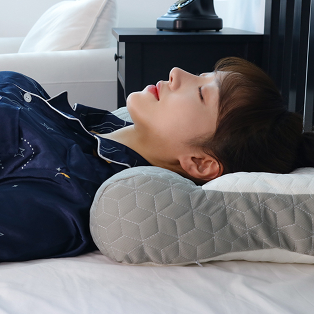 헬릭스케어 바른 경추베개 거북목 일자목 목디스크 옆으로자는 베개