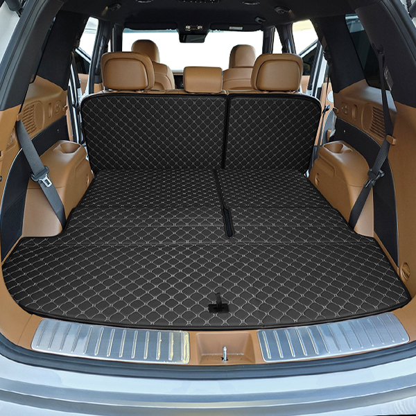 아이칸 퀄팅 가죽 트렁크매트 자동차 차박매트 바닥 분리형