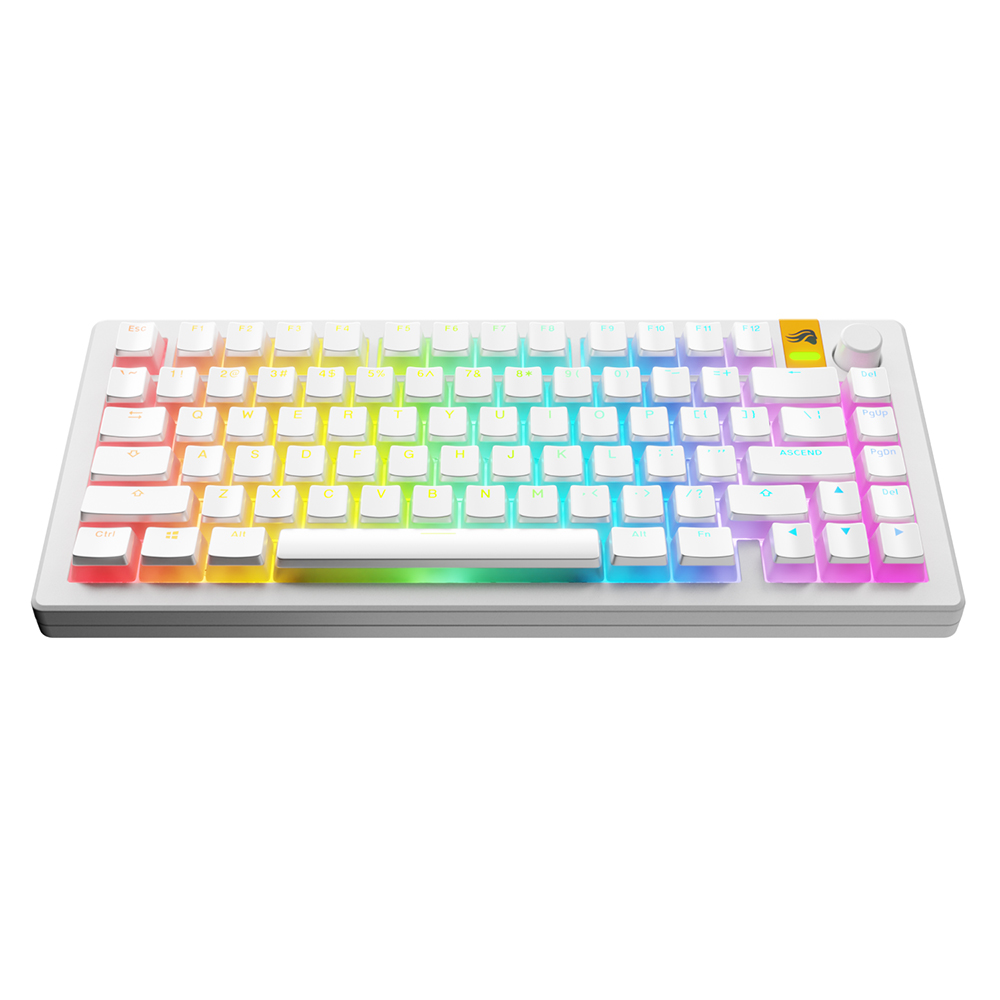 글로리어스 AURA V3 WHITE 푸딩 키 캡 세트 - 상품 이미지