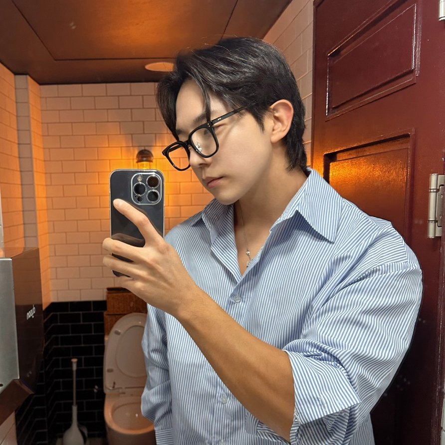 남자뿔테 가벼운안경테 대두안경 사각뿔테 - 상세 이미지 4