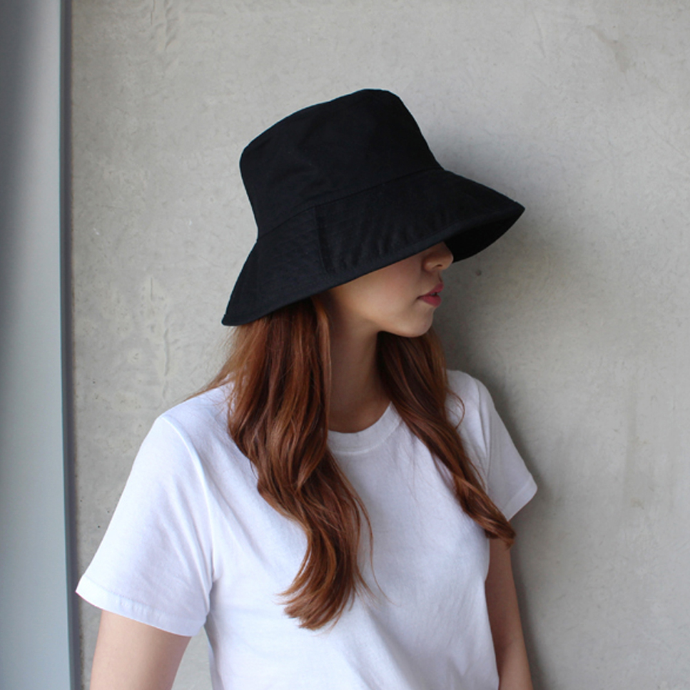 오버핏 코튼 커플 남자 여자 버킷햇 여성 벙거지모자 챙넓은모자