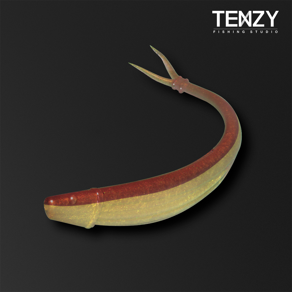 캣츠크로우 모비딕쉐드 광어 다운샷웜 광따웜 우럭 배스웜 5인치 레드골드(T05), 12.7cm(5인치) - 상품 이미지