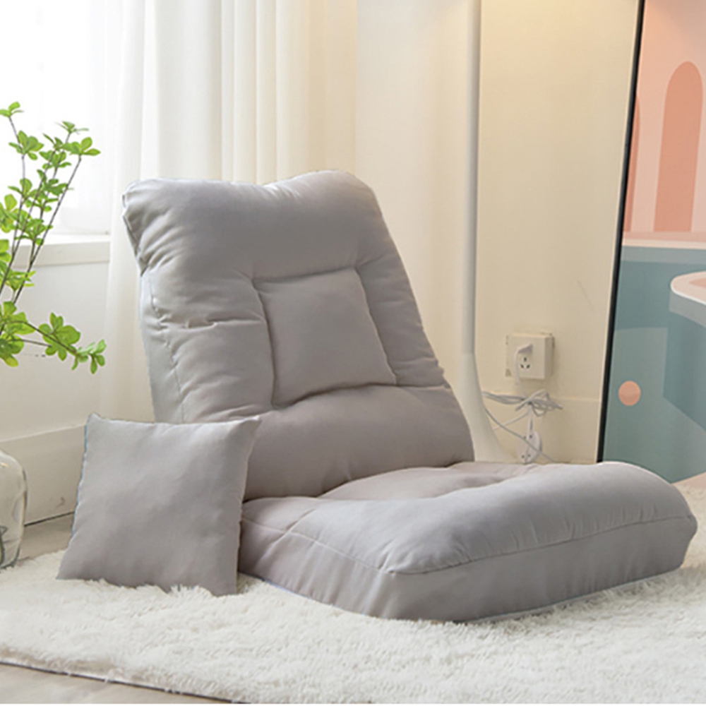 1인용좌식쇼파 각도조절 바닥소파 원룸 등받이의자 쿠션포함