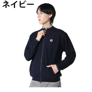 풋조이 FOOTJOY 헤링본 방풍 집업 스웨터 골프웨어 FJ-F24-M12 2컬러 - 상세 이미지 3