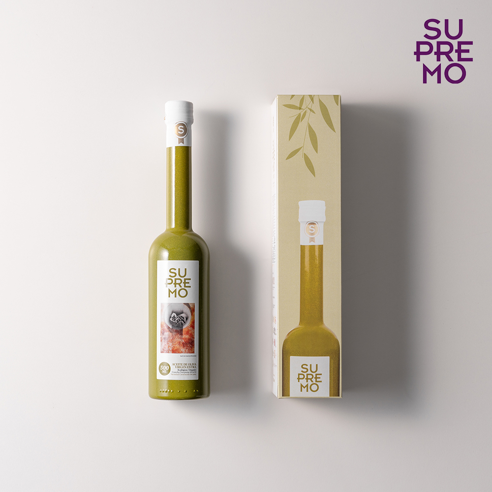 수프리모 엑스트라 버진 올리브 오일 코르네수엘로 유기농 500ml + 500ml - 상품 이미지