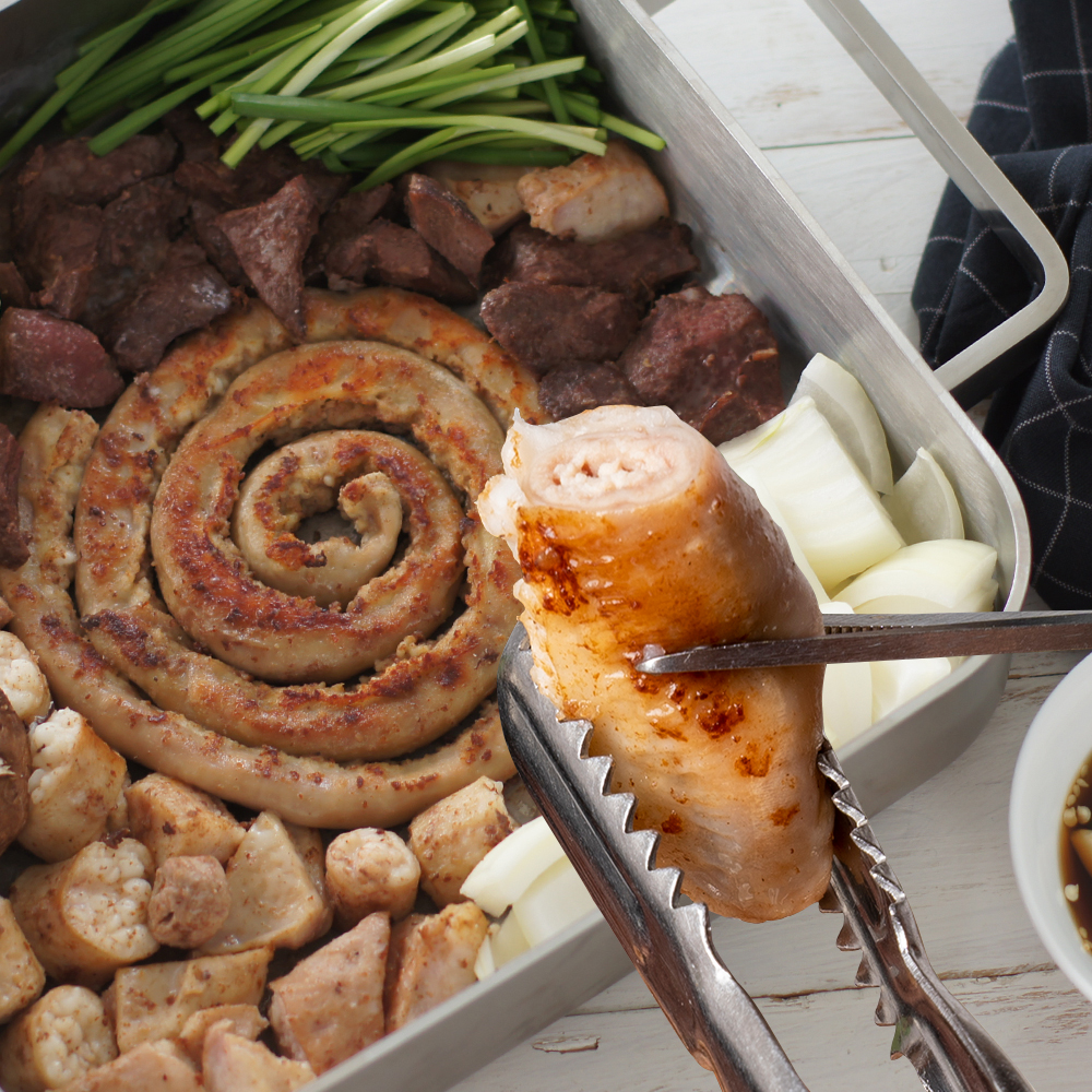 대용량 1kg 한우 대창 구이용 소곱창 소대창 초벌 구이 전골용