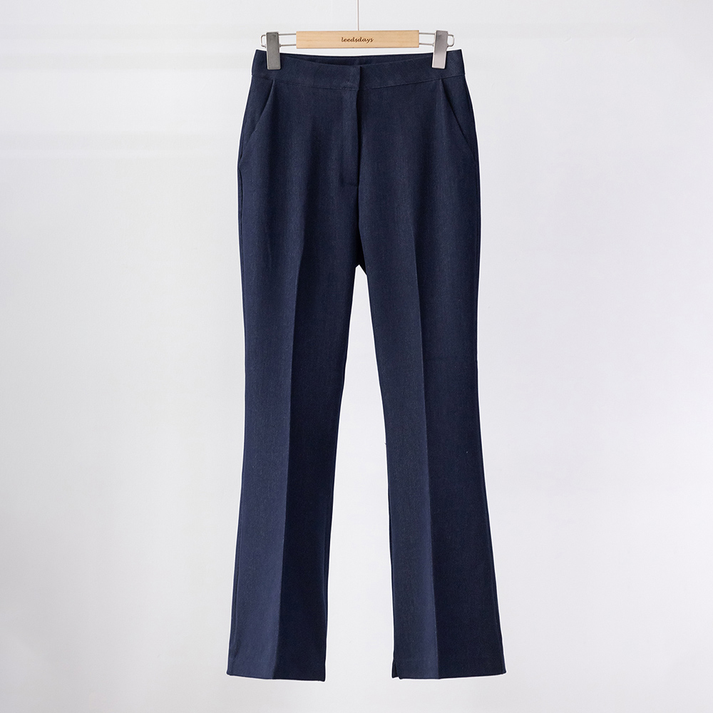 [리즈매직] 모먼트 레직기 데님 부츠컷 슬랙스 팬츠 - 상세 이미지 5