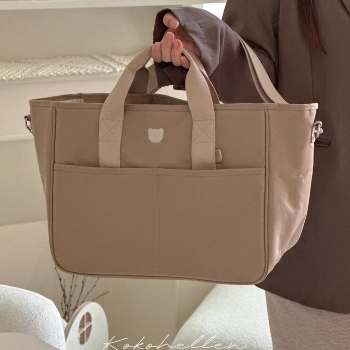 코코헬렌 KOKOBear 기저귀가방 토트백 방수원단 나일론