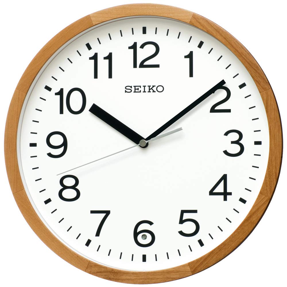 세이코 SEIKO 우드 프레임 무소음 벽시계 전파시계 KX249B