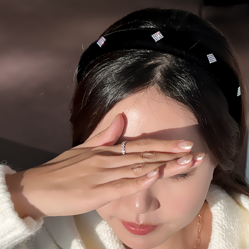 썬샤인 다이아 오스트리아 크리스탈 헤어밴드 - 상세 이미지 2