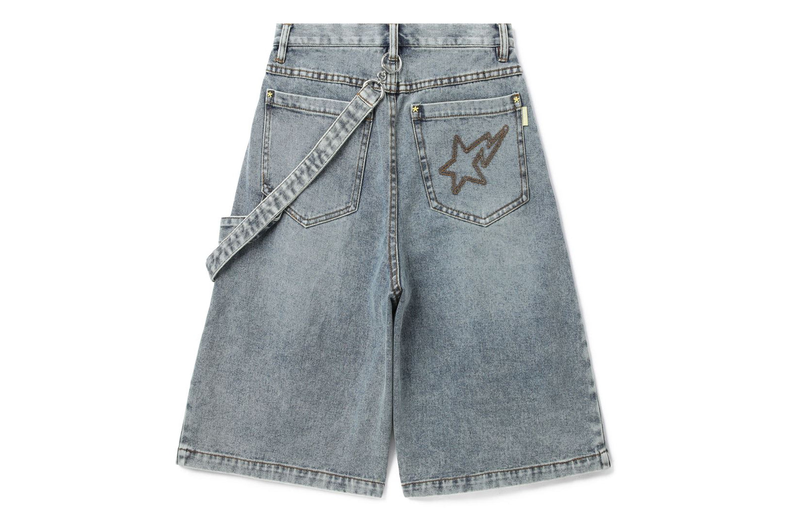 베이프 우먼즈 반바지 BAPY BERMUDA DENIM SHORTS 2월 신상 YL20-251-303 - 상세 이미지 2