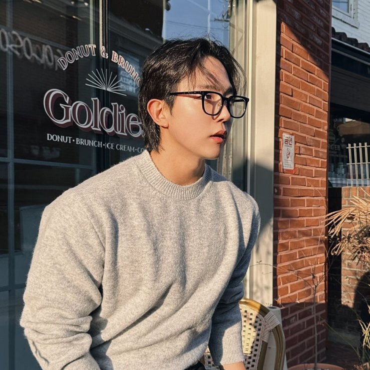 남자뿔테 가벼운안경테 대두안경 사각뿔테 - 상세 이미지 3