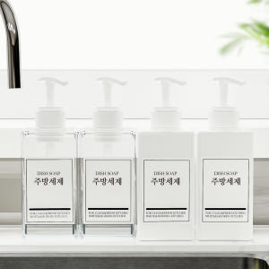 주방 세제디스펜서 세제통 싱크대 주방 샴푸통 리필용기 일반형 500ml ... 실사용 후기 | 효과 있을까? - 상품 이미지 1