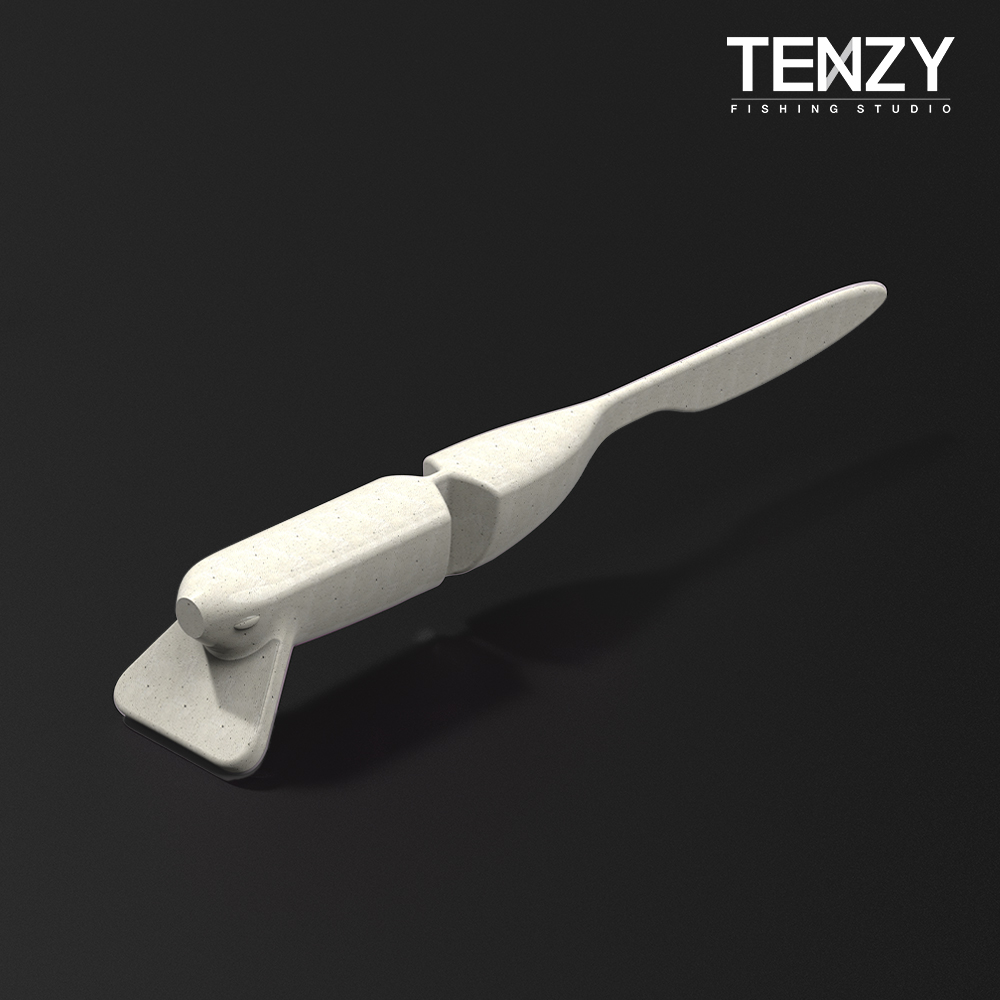 텐지피싱 립 조인트 플로팅 웜 2.8인치 배스웜 쏘가리웜 본글리터, 7.1cm - 상품 이미지