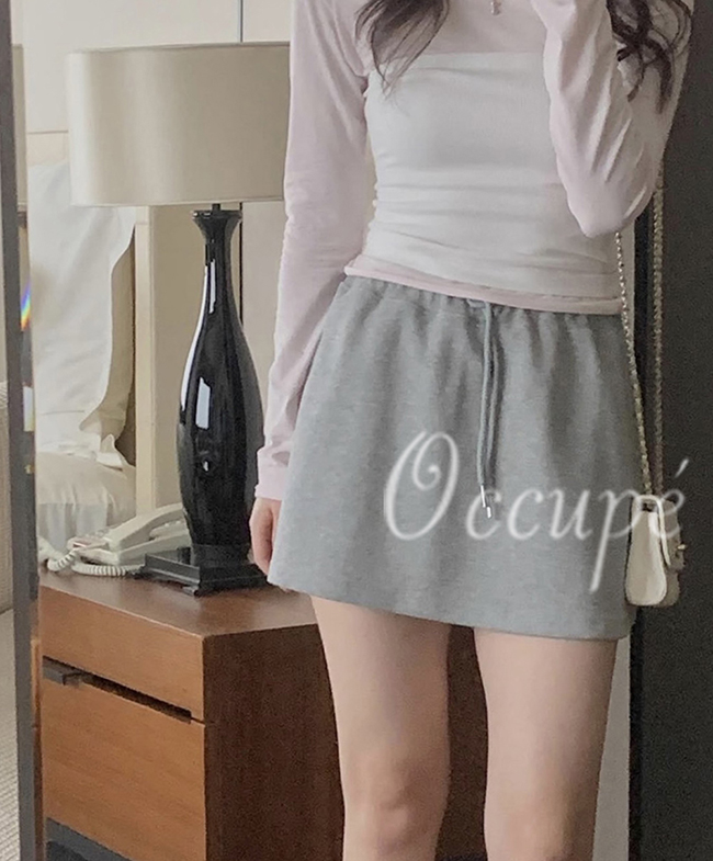 [당일발송]미엘 카카 스커트 (2col) miel 밴딩 미니스커트 상세 이미지 6