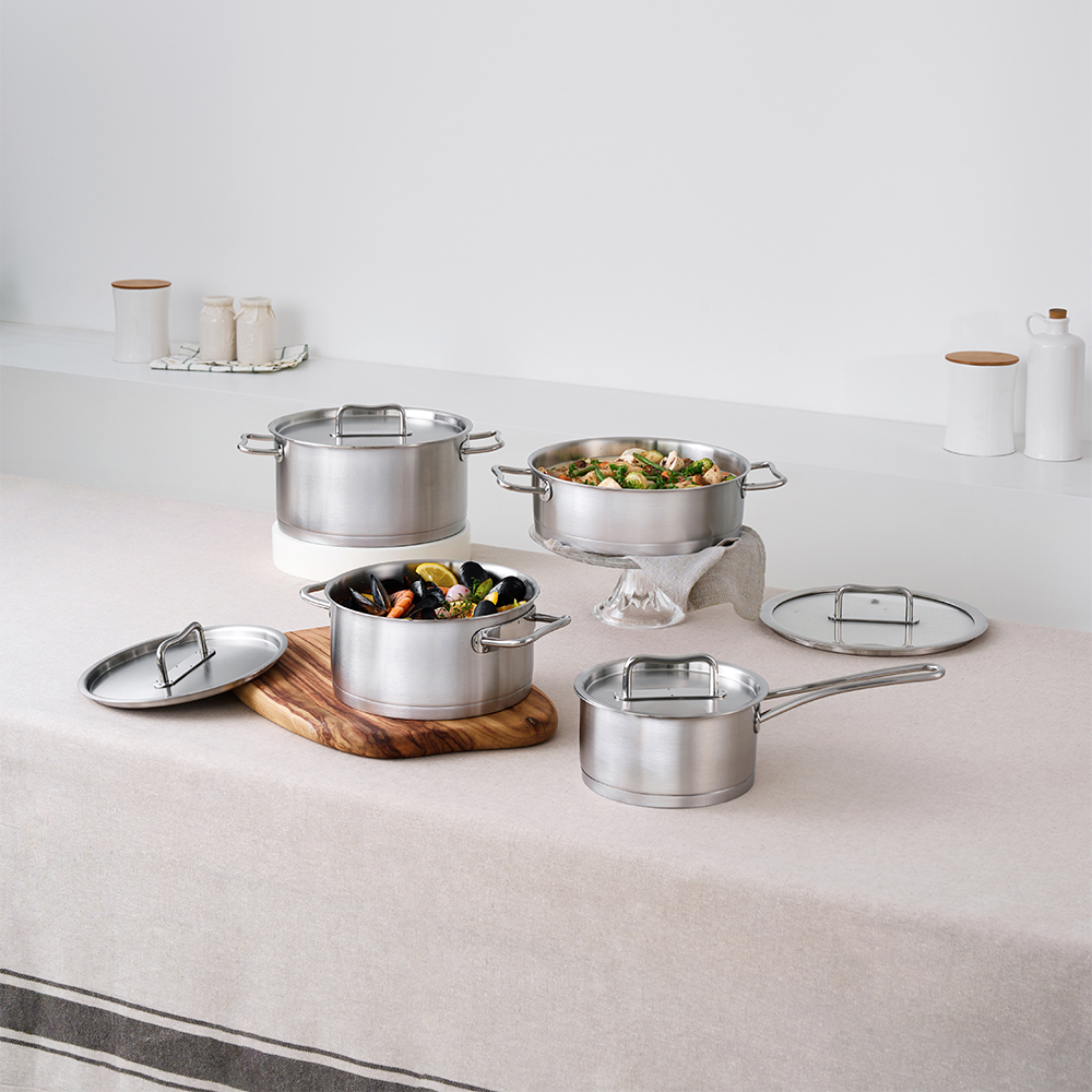 쿡에버 쿠치나레 스텐 인덕션 냄비 16cm~ (인덕션 편수 양수 전골 다양한 사이즈)