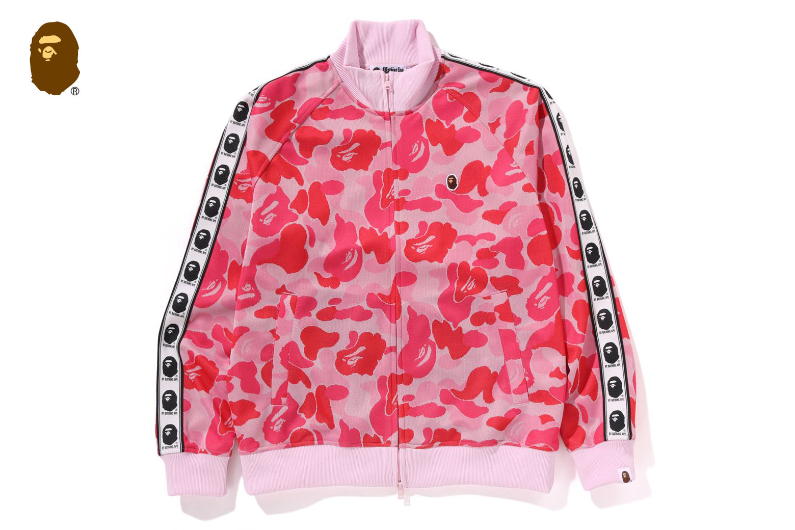 베이프 자켓 ABC CAMO JACQUARD TRACK JACKET 2월 신상 1L20-115-002 - 상세 이미지 3
