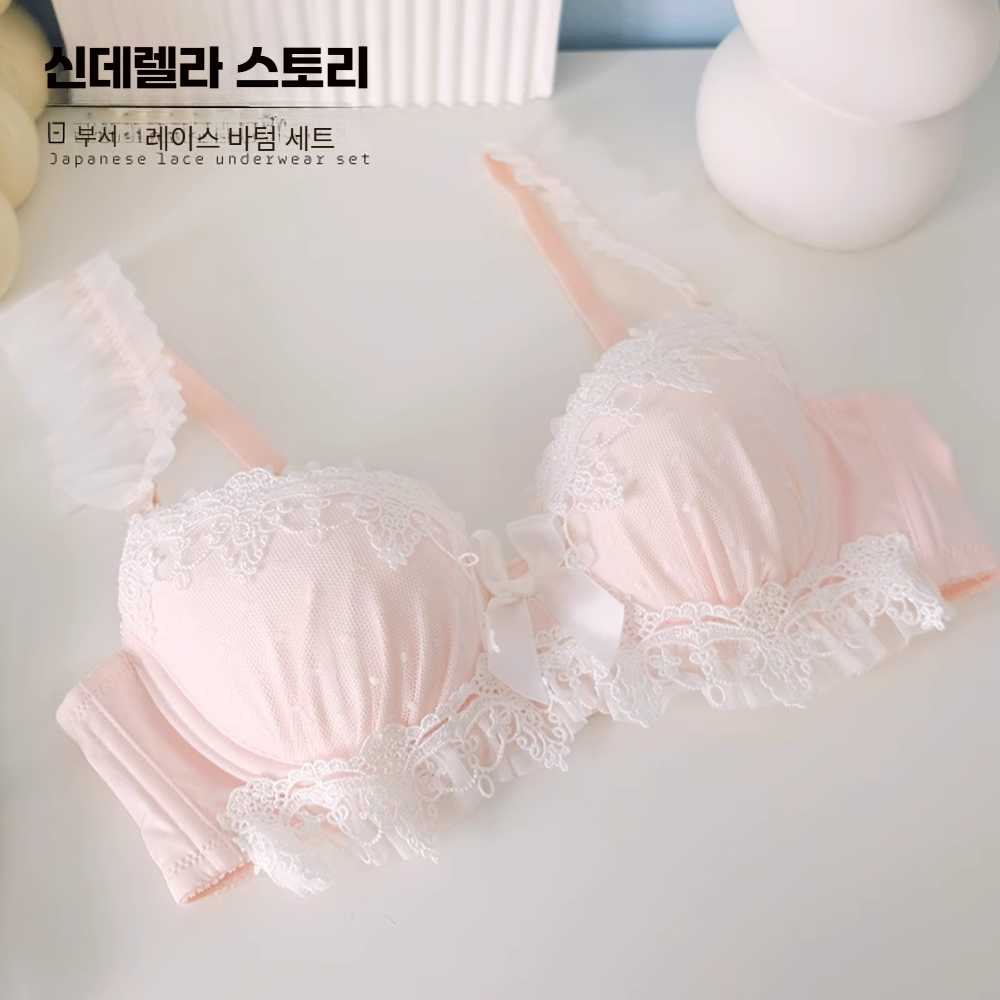 일본속옷 팬티 귀여운 웨이스트 소녀 섹시한 레이스 - 상세 이미지 2