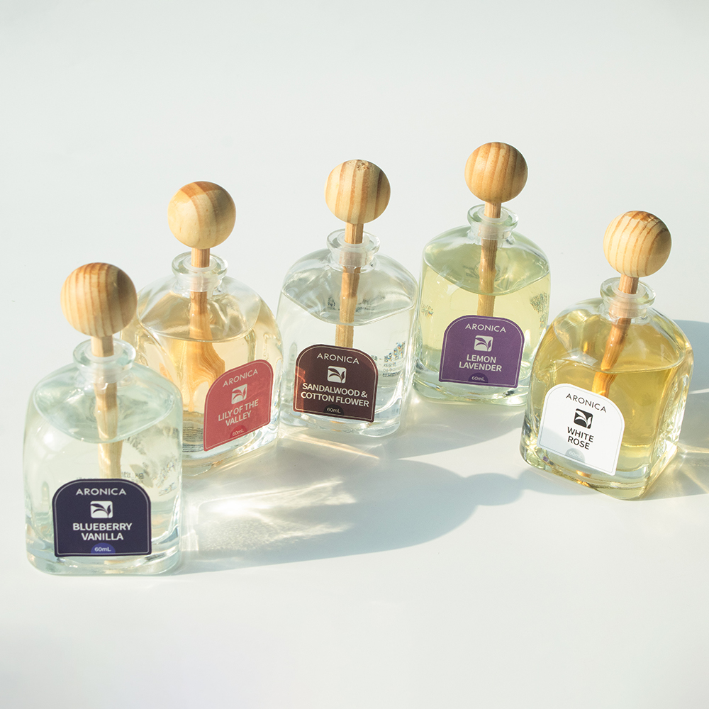 우드볼 차량용 디퓨저 60ml 자동차 차량용방향제 실내방향제 퍼퓸 인테리어 향기 - 상세 이미지 2