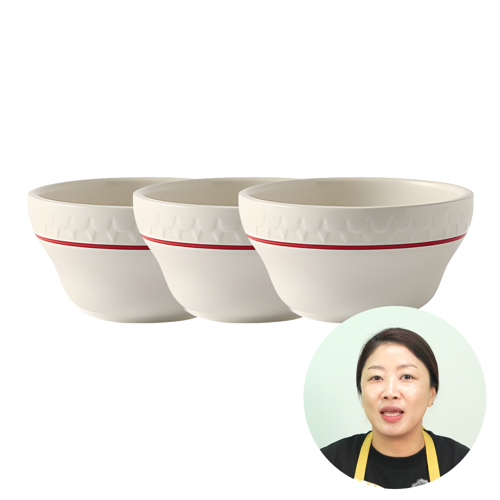 시라쿠스 쉐난고 카디날 카디널 국대접 국그릇 3개, 12.5cm - 상품 이미지