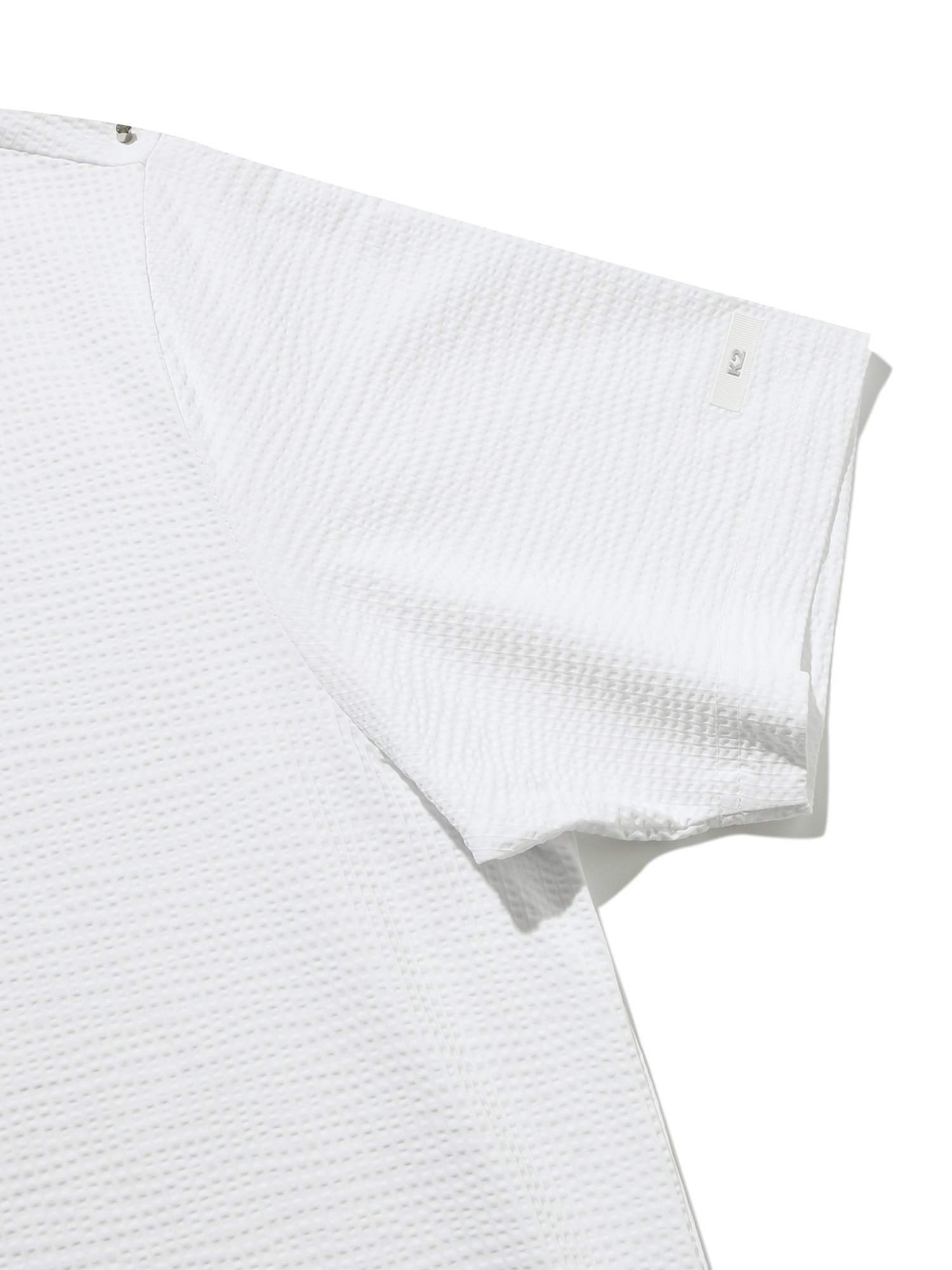 [본사직영] K2 남성 시원서커 ICE WAFFLE 폴로 ICE WHITE KMM25249I5 이미지 6