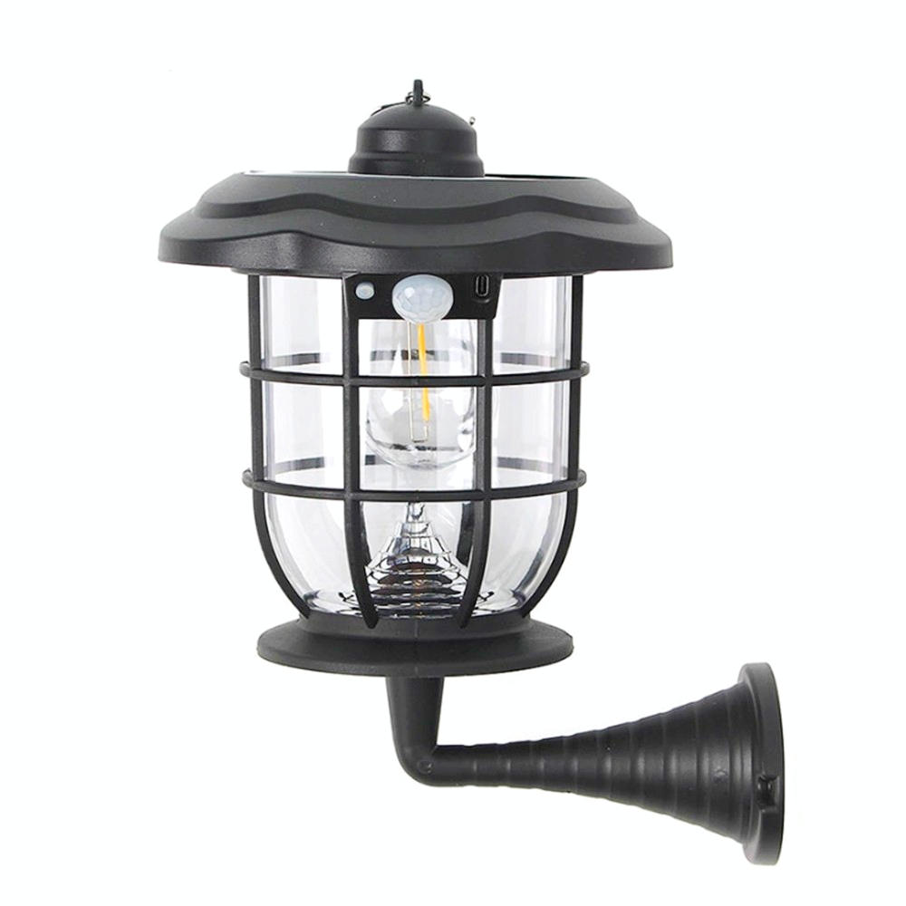 태양광 LED 동작감지 벽등 개인카페 펜션 마당 꾸미기 정원등 LED 전구 전등 - 상세 이미지 3