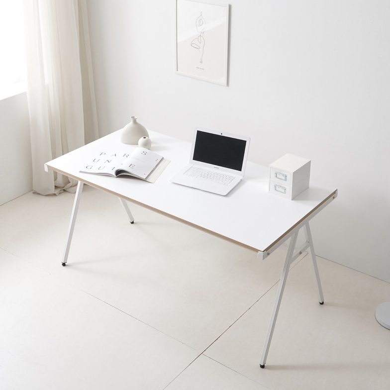 데이멜로 게이밍책상1500 1인용 2인용 컴퓨터책상 듀얼모니터 책상 1500x750x720mm, 화이트