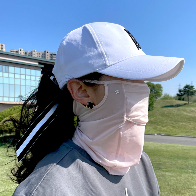 파크골프 마스크 라운딩 필드 쿨링 롱넥 목 햇볕 커버 냉감 자외선 차단 골프용 햇빛가리개 - 상세 이미지 5