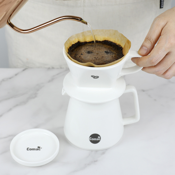 코맥 화이트에디션 자기커피드리퍼 핸드드립세트 400ml - 상세 이미지 3