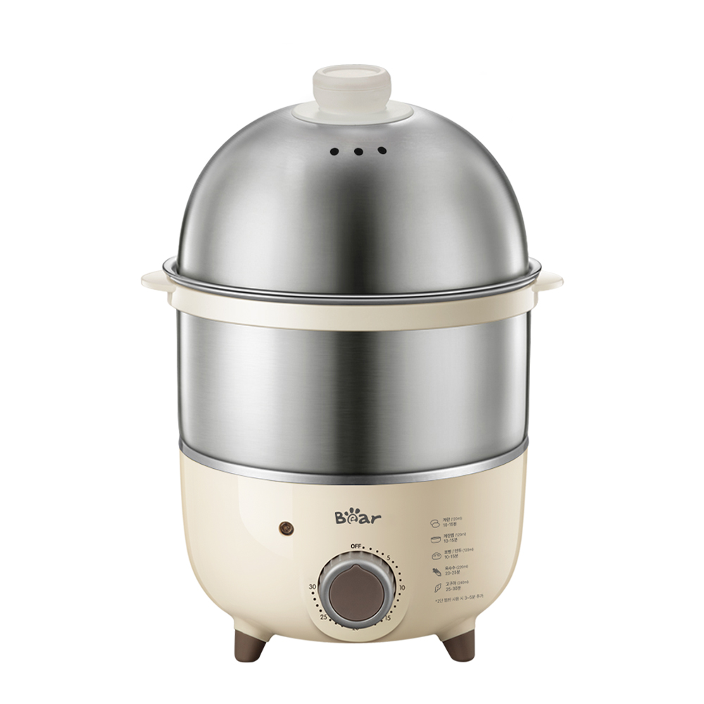 Bear 올스텐 미니 계란찜기 에그 쿠커 달걀삶는 기계 1단 타이머 고구마 호빵