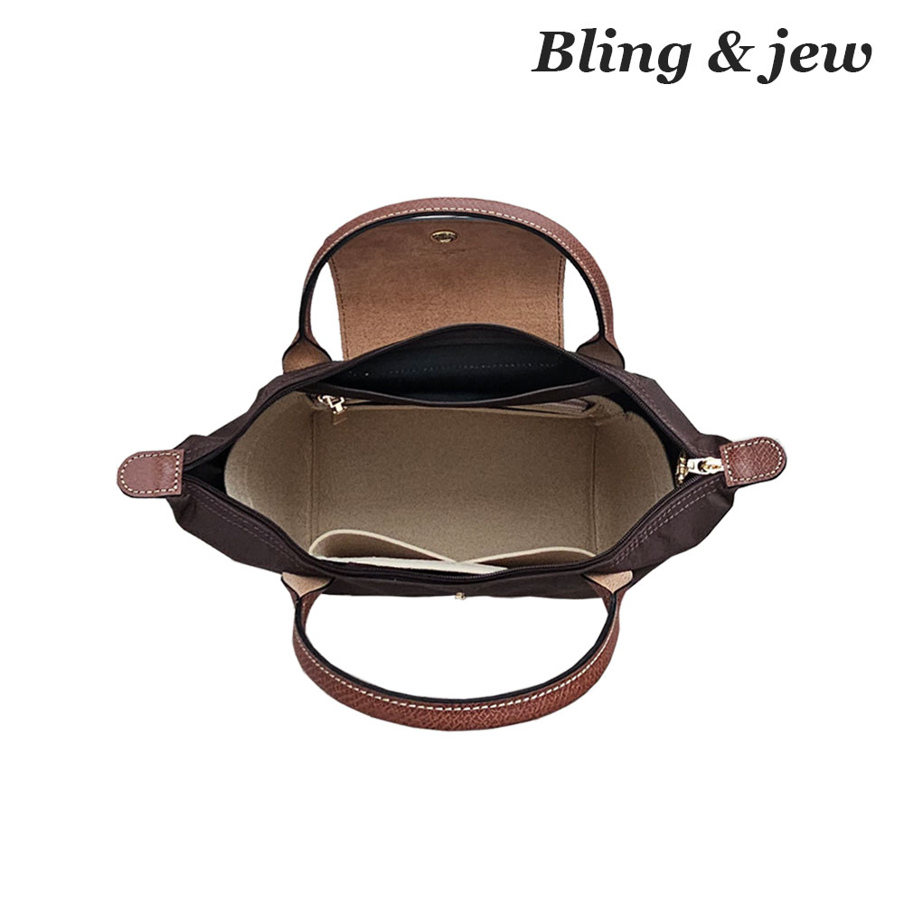 블링앤쥬 롱샴 이너백 르플리아쥬 호환 오리지널 S 스몰 탑핸들백 백인백