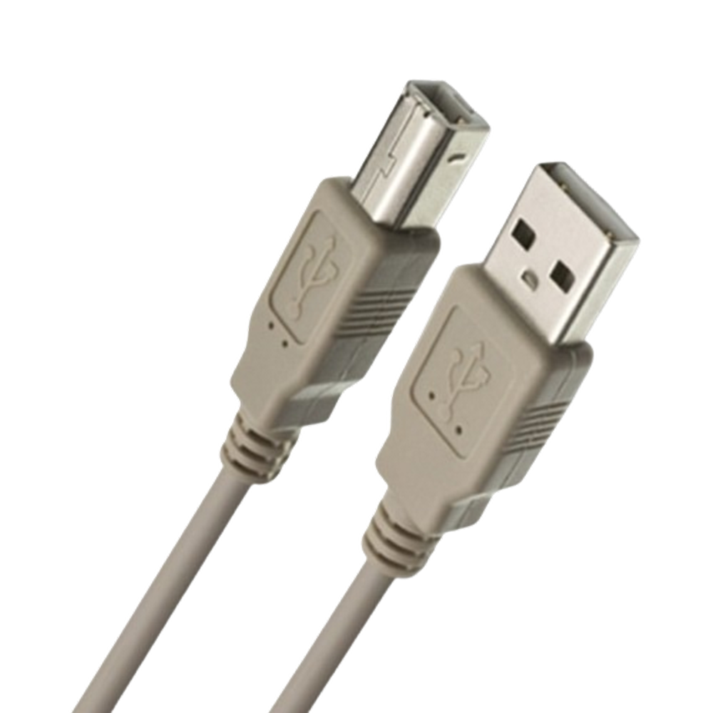 짧은 USB2.0케이블 스캐너 외장하드드라이브 B타입변환 숏USB선 1m - 메인 이미지