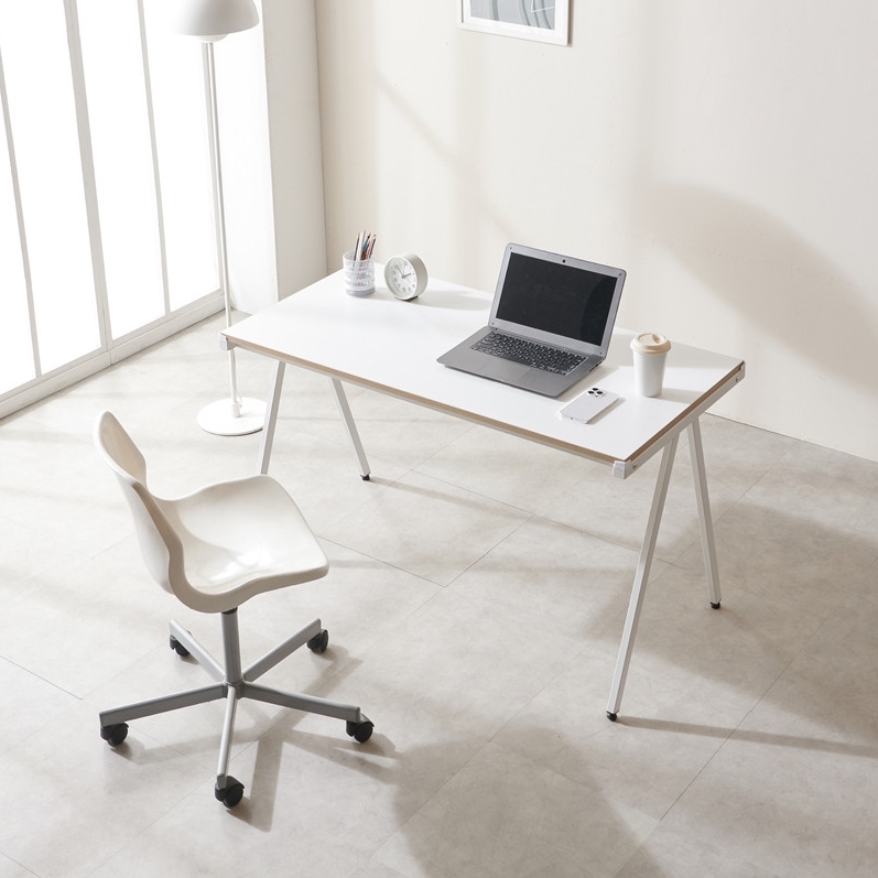 데이멜로 중학생책상 고등학생 책상겸테이블 대학생 철제책상 1200x600x720mm, 화이트 - 상품 이미지