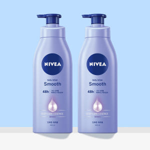 니베아 스무스 바디로션 400ml, 2개 솔직 후기 | 피부 타입별 분석 - 상품 이미지 1