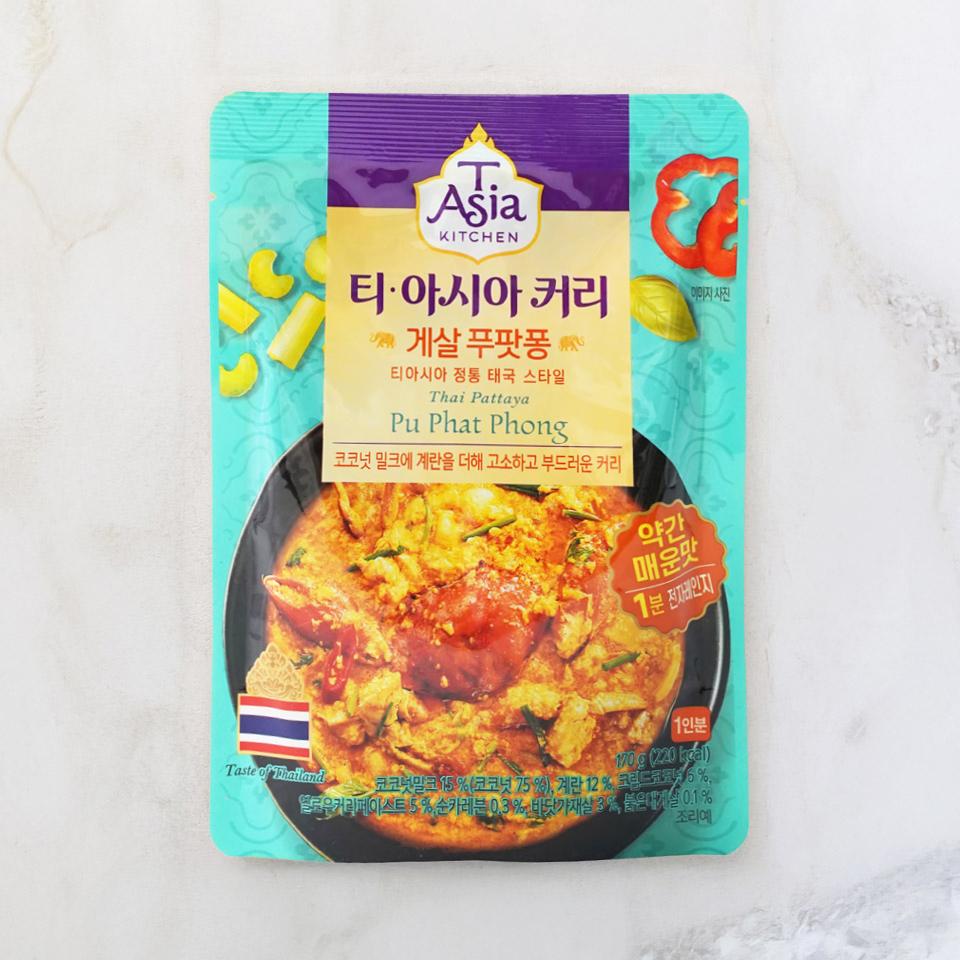메가마트 티아시아키친 게살 푸팟퐁 커리 170g - 메인 이미지
