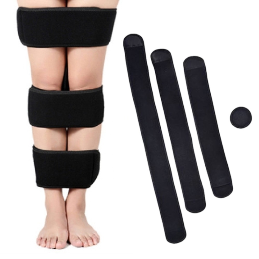 다리라인 오다리교정 벨크로 3중 밴드 O자 X자 휜다리 안짱다리 교정 벨트 - 상품 이미지